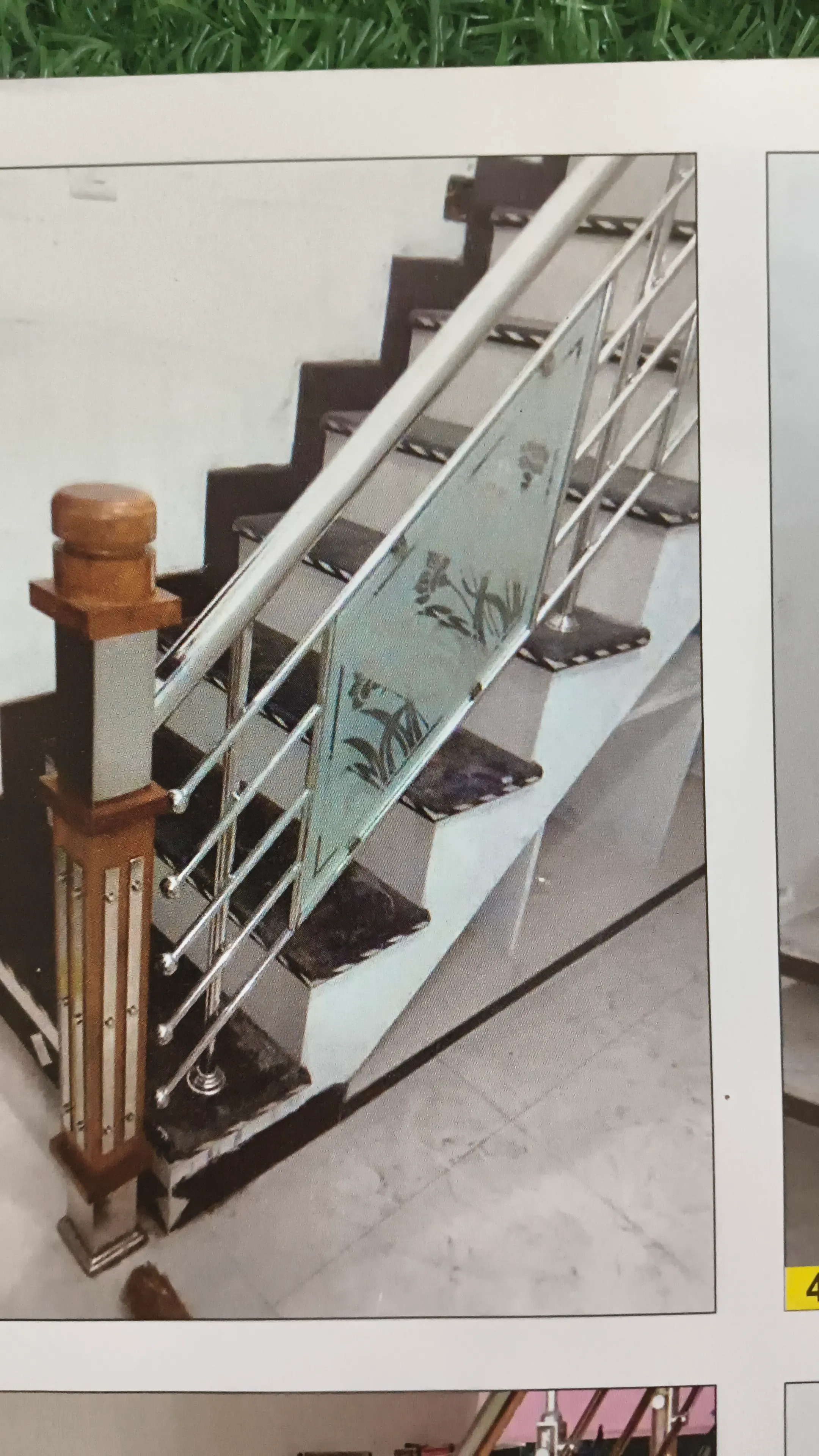 Stairs steel shed construction