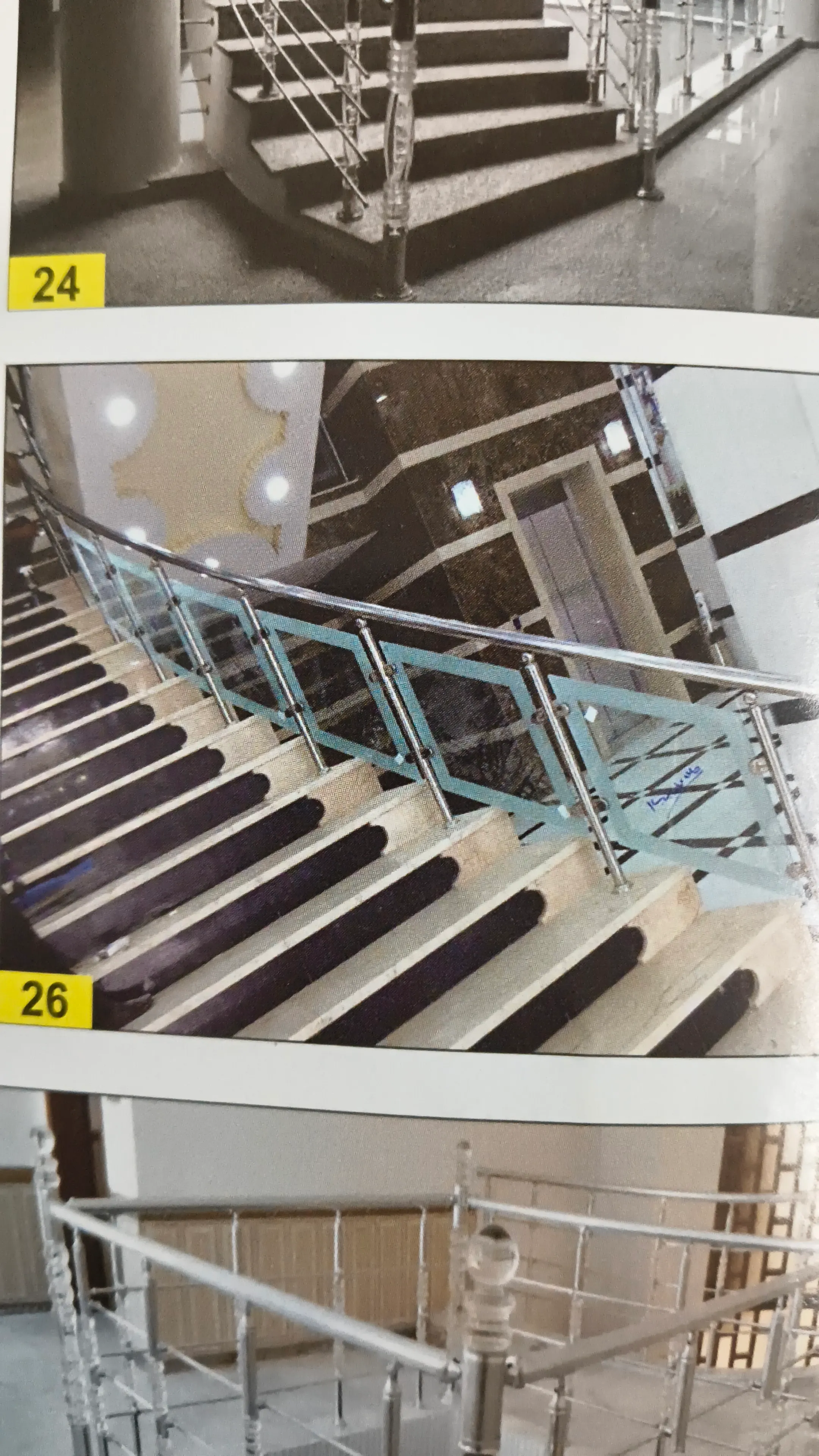 Stairs steel shed construction