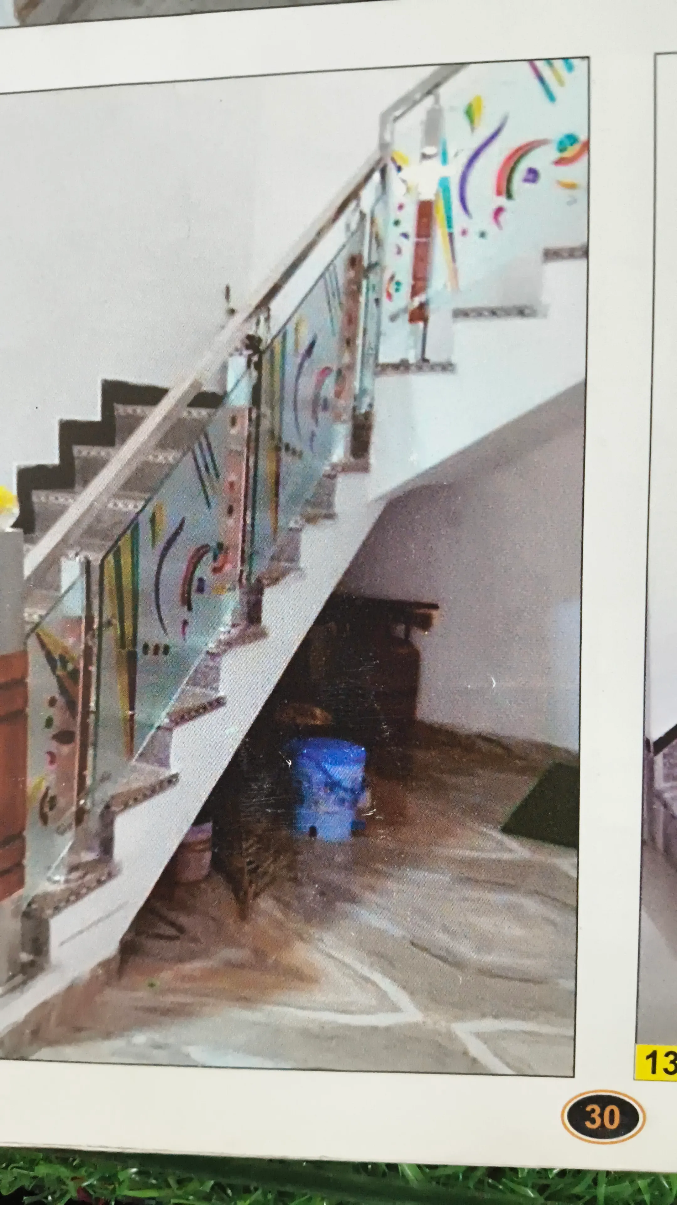 Stairs steel shed construction