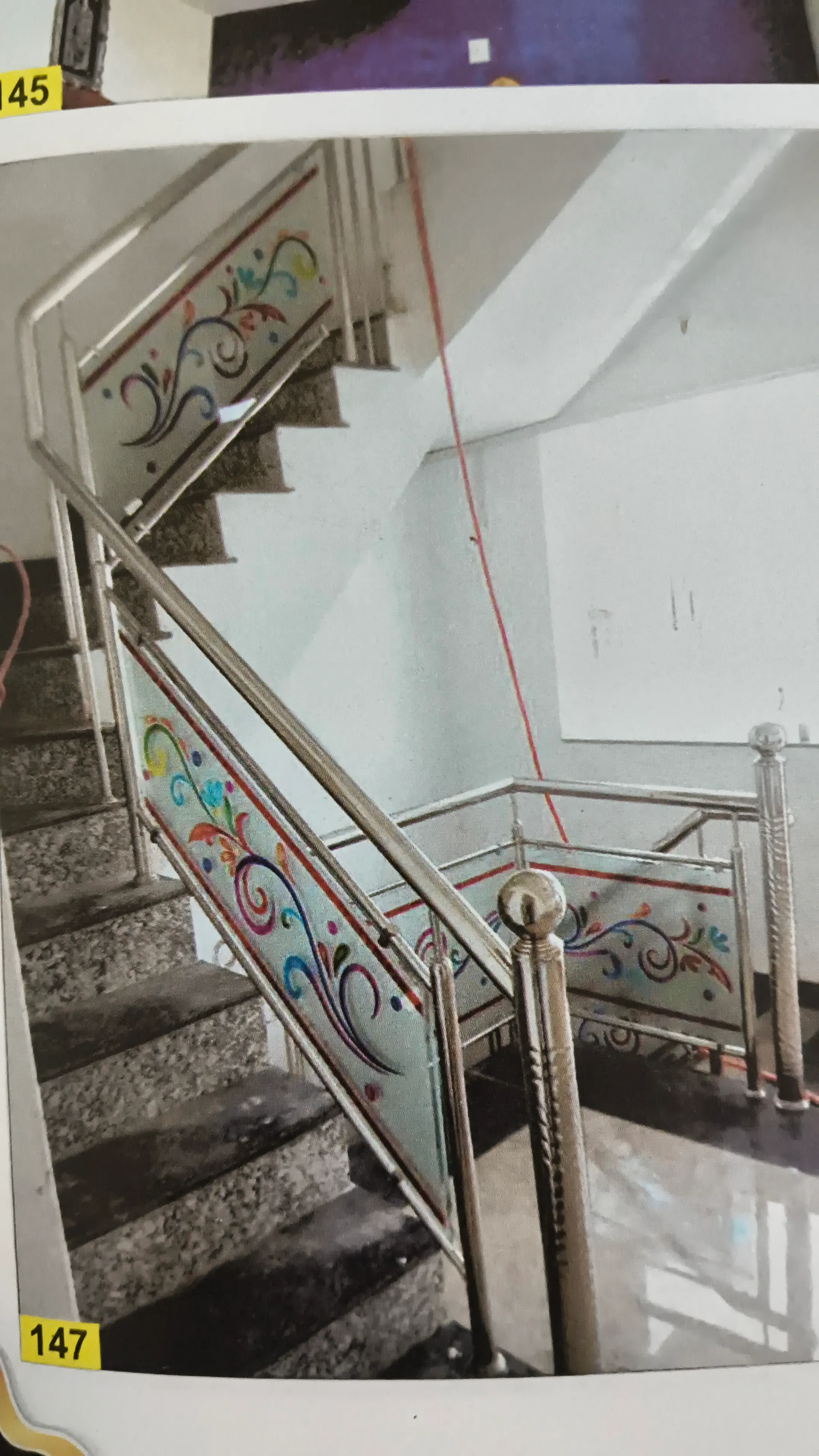 Stairs steel shed construction