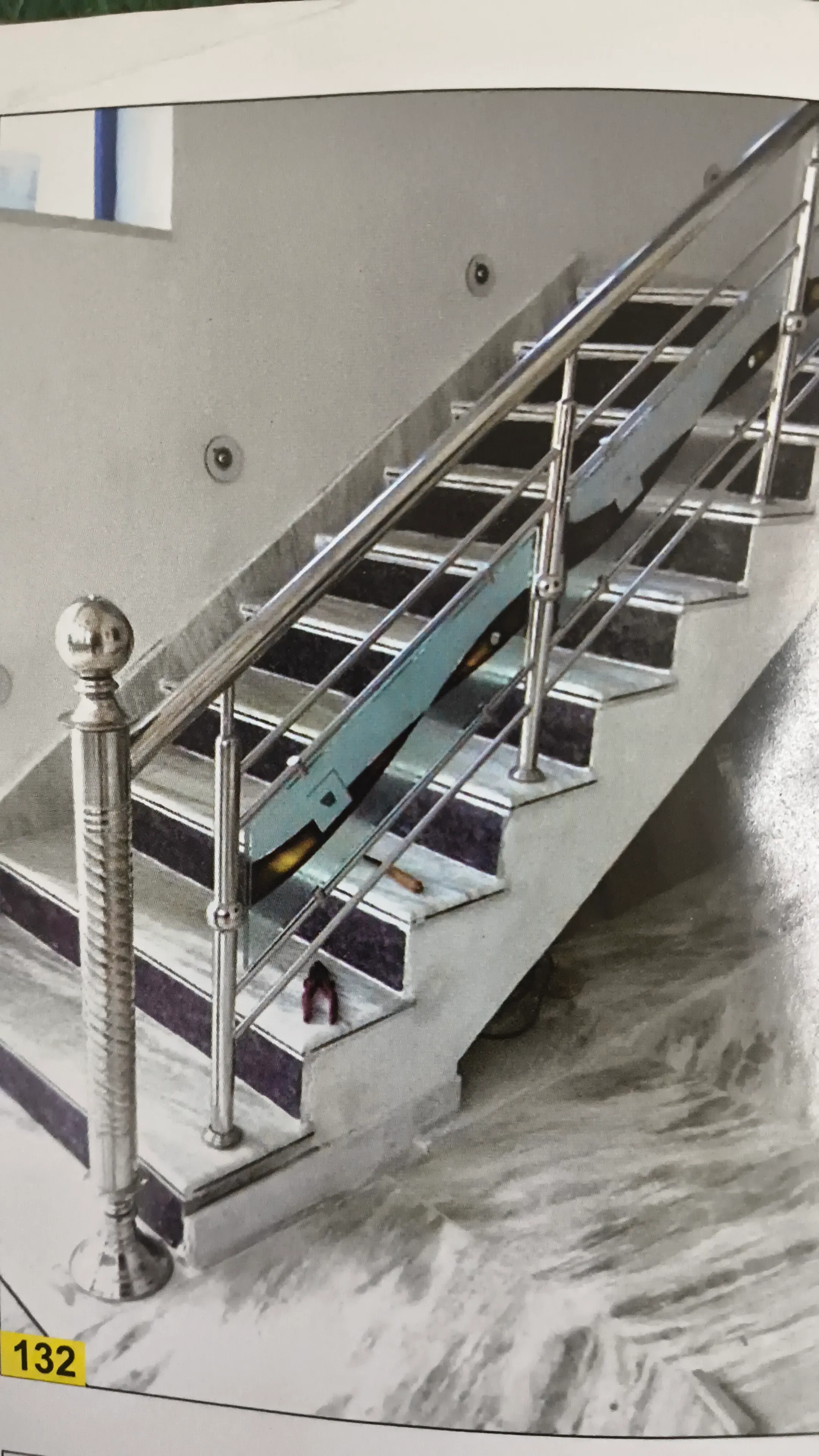 Stairs steel shed construction